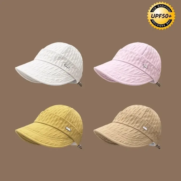Women's Pink Lettered Fisherman Hat with Wide Brim - Image 6