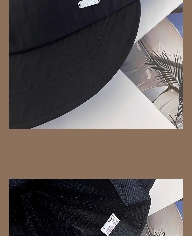 Women's Pink Lettered Fisherman Hat with Wide Brim — feature 13