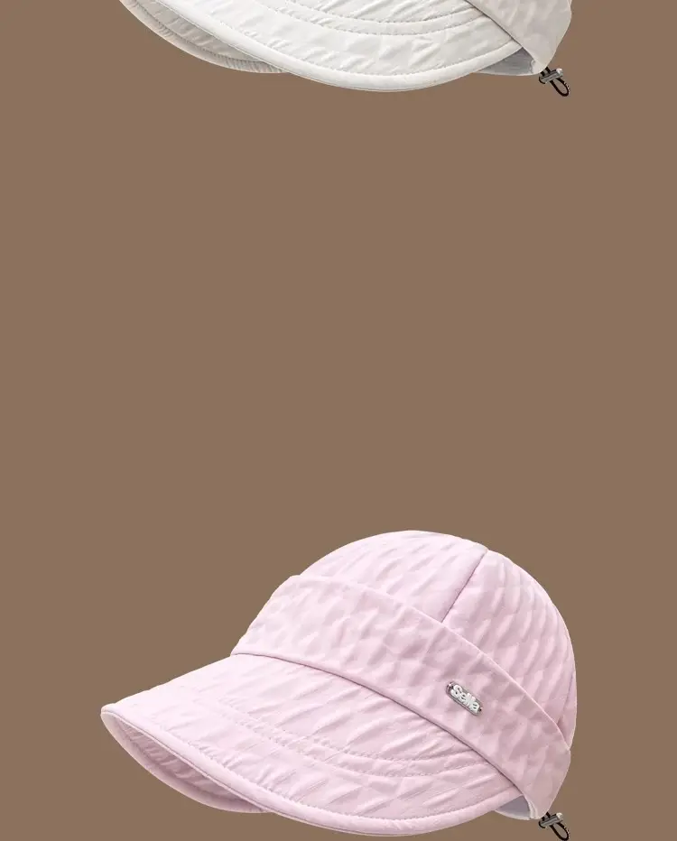Women's Pink Lettered Fisherman Hat with Wide Brim — feature 15