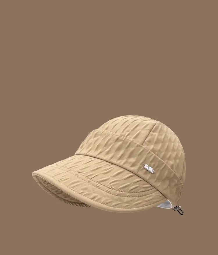 Women's Pink Lettered Fisherman Hat with Wide Brim — feature 17
