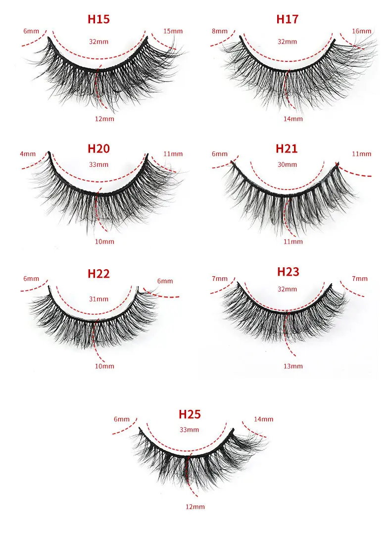 7pcs 5D Thick False Eyelashes Natural Messy Self-Grafting — feature 10