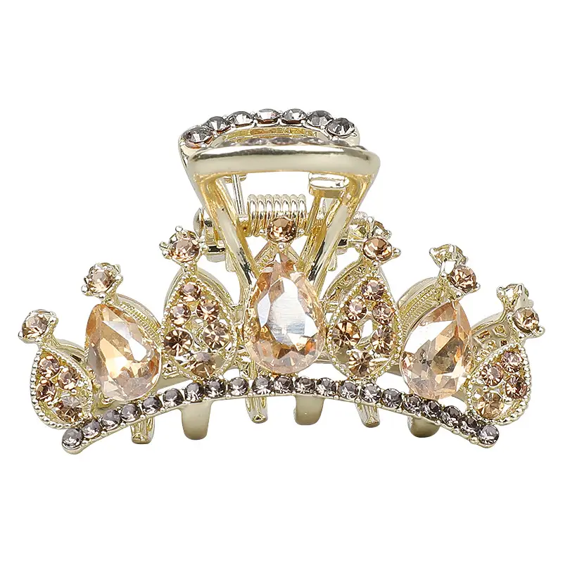 Korean Tiara Crown Clip for Women Medium Size - Image 6