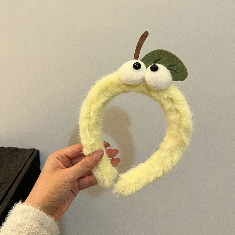 Cute Cartoon Yellow Fur Hairpin for Girls