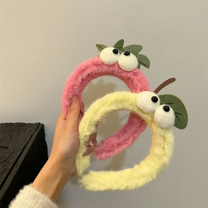Cute Cartoon Yellow Fur Hairpin for Girls