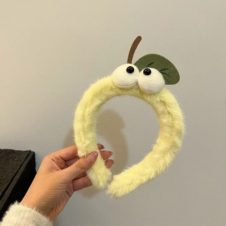Cute Cartoon Yellow Fur Hairpin for Girls
