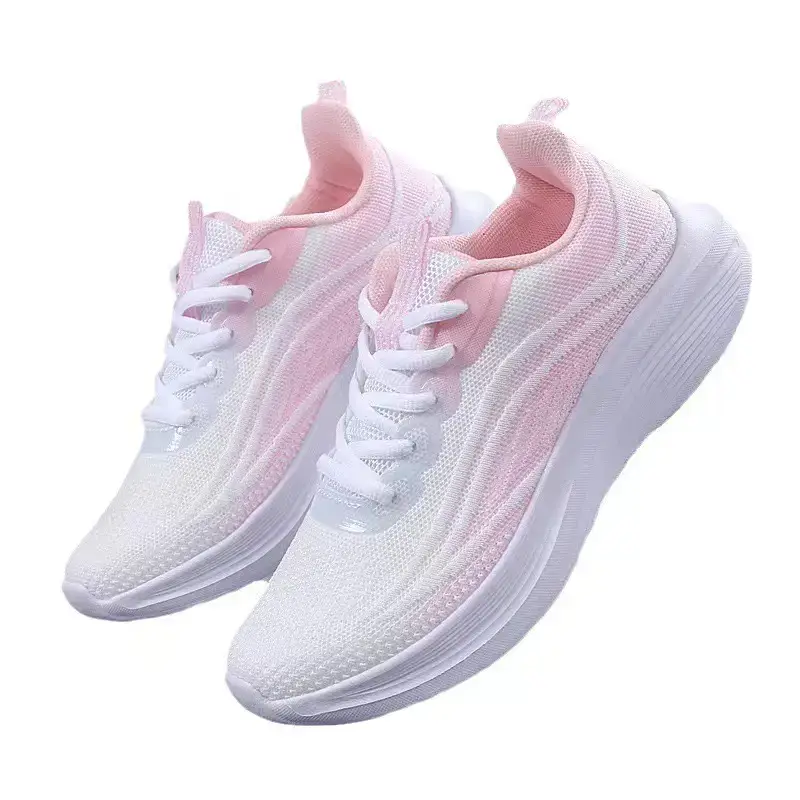 Women's Black Purple Mesh Running Shoes Lightweight Casual Sports - Image 5