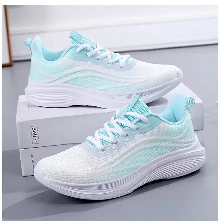 Women's Black Purple Mesh Running Shoes Lightweight Casual Sports — feature 34