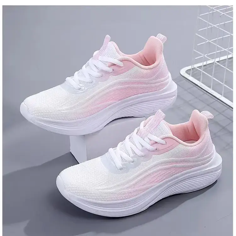 Women's Black Purple Mesh Running Shoes Lightweight Casual Sports — feature 50
