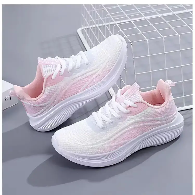 Women's Black Purple Mesh Running Shoes Lightweight Casual Sports — feature 51