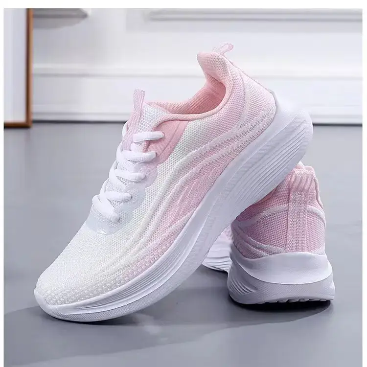 Women's Black Purple Mesh Running Shoes Lightweight Casual Sports — feature 54