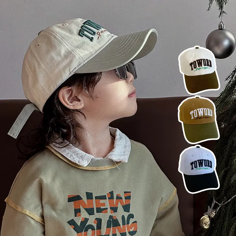 Yipan Korean Kids Baseball Cap 2025 Spring Fall New Ins - Image 7