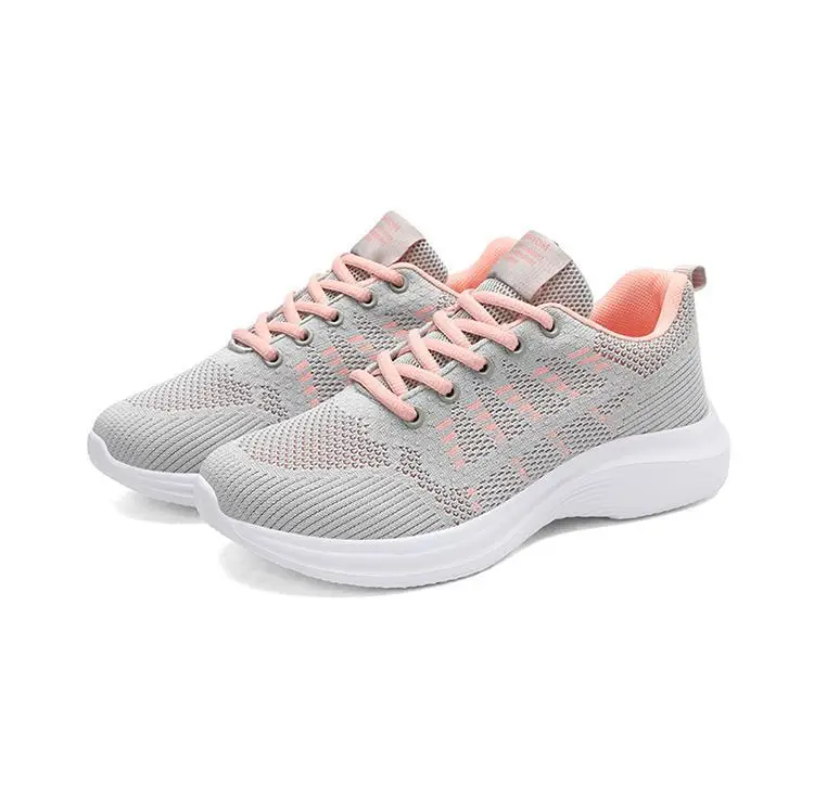 Women's Black Flying Woven Mesh Sneakers Lightweight Breathable — feature 40