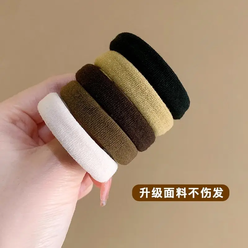 Rainbow Rubber Hair Ties Women's Casual Hair Tie - Image 8