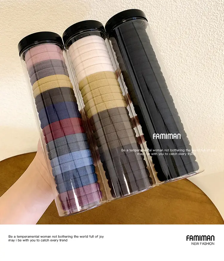 Rainbow Rubber Hair Ties Women's Casual Hair Tie — feature 3
