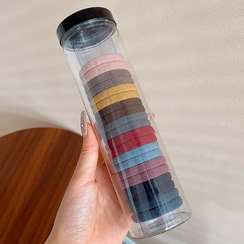 Rainbow Rubber Hair Ties Women's Casual Hair Tie - Image 3