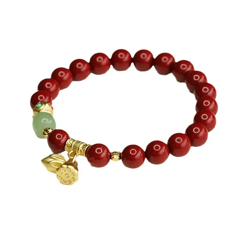 Purple Gold Sand Cinnabar Bracelet Two Generations - Image 6