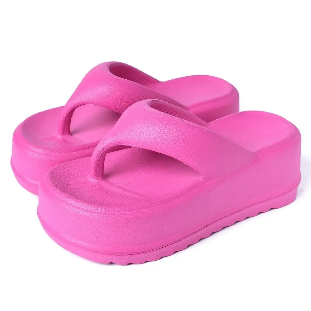 Flip-Flops for Women, Wedge-Heeled Thick-Soled Flip-Flops for Summer Outer Wear, Heightening Eva Flip-Flops, Beach Sandals - Image 10