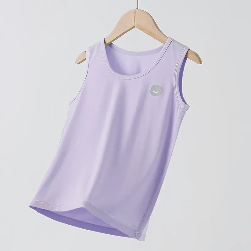 Linhje Tencel Lyocell Sleeveless Vest for Boys Girls Spring Summer - Image 3