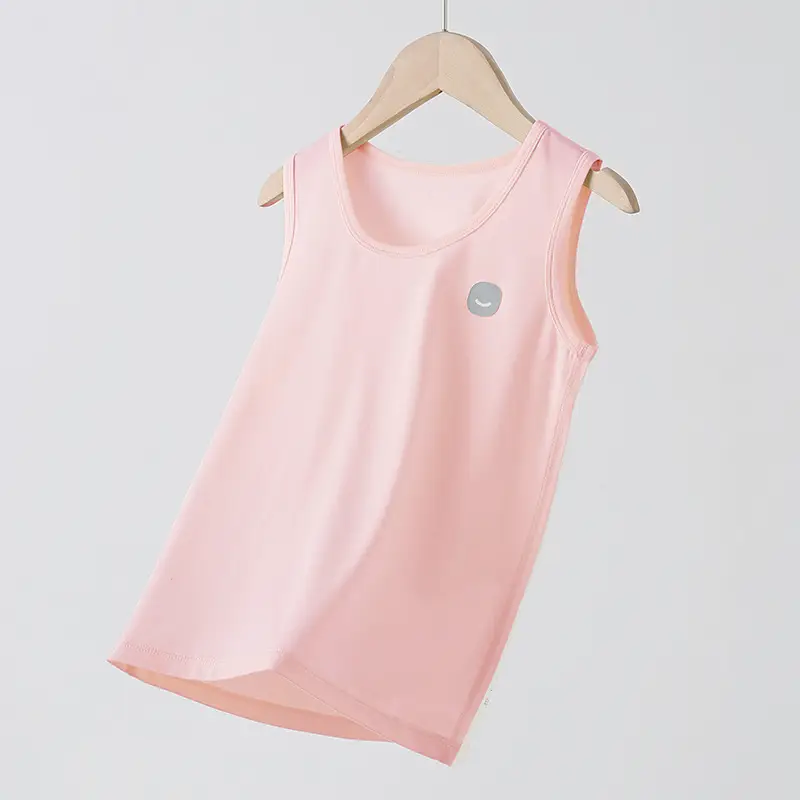 Linhje Tencel Lyocell Sleeveless Vest for Boys Girls Spring Summer - Image 4