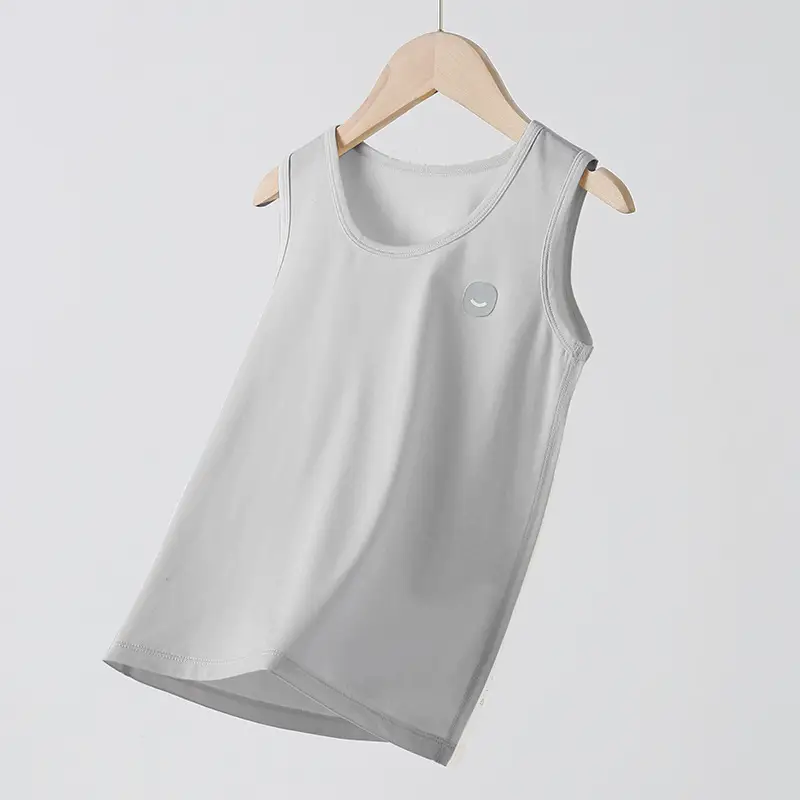 Linhje Tencel Lyocell Sleeveless Vest for Boys Girls Spring Summer - Image 6