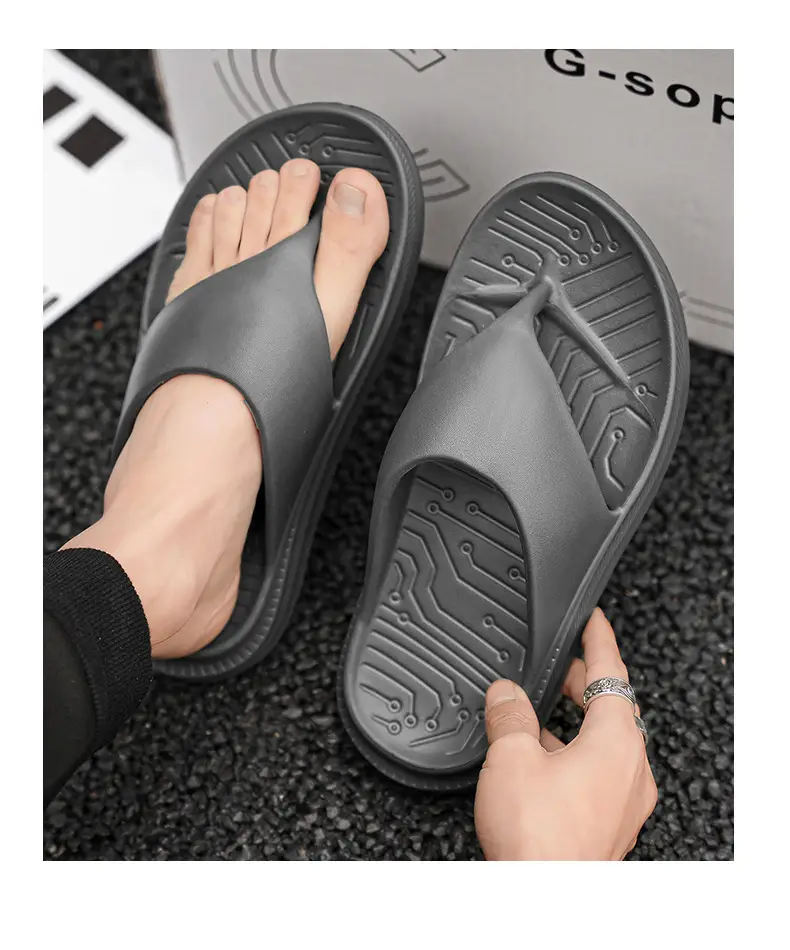 2025 Summer Flip-Flops for Men, Stylish Outdoor Beach Shoes, Trendy Soft-Soled Non-Slip Sandals for Men — feature 11