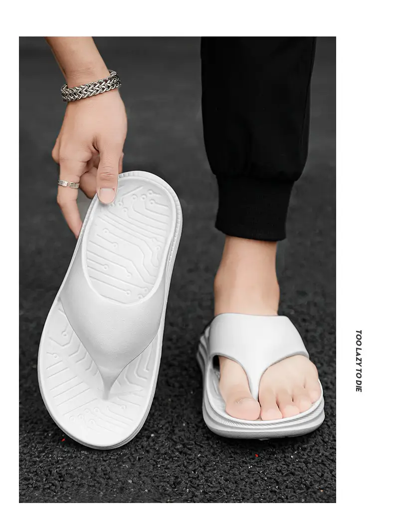 2025 Summer Flip-Flops for Men, Stylish Outdoor Beach Shoes, Trendy Soft-Soled Non-Slip Sandals for Men — feature 17