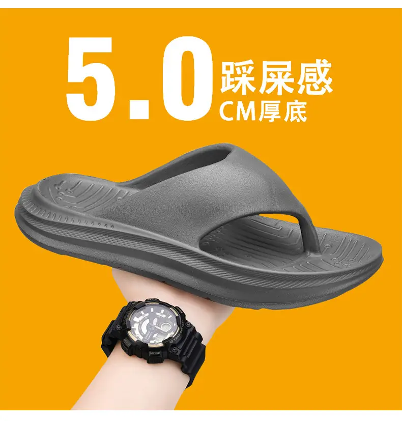 2025 Summer Flip-Flops for Men, Stylish Outdoor Beach Shoes, Trendy Soft-Soled Non-Slip Sandals for Men — feature 2