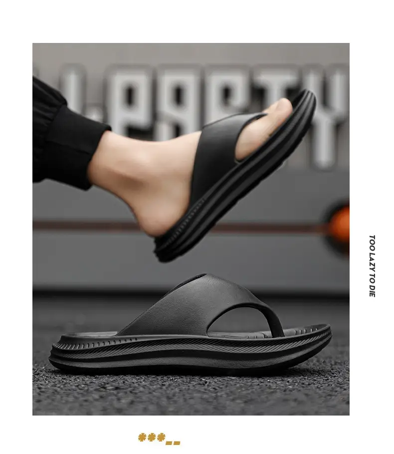 2025 Summer Flip-Flops for Men, Stylish Outdoor Beach Shoes, Trendy Soft-Soled Non-Slip Sandals for Men — feature 25