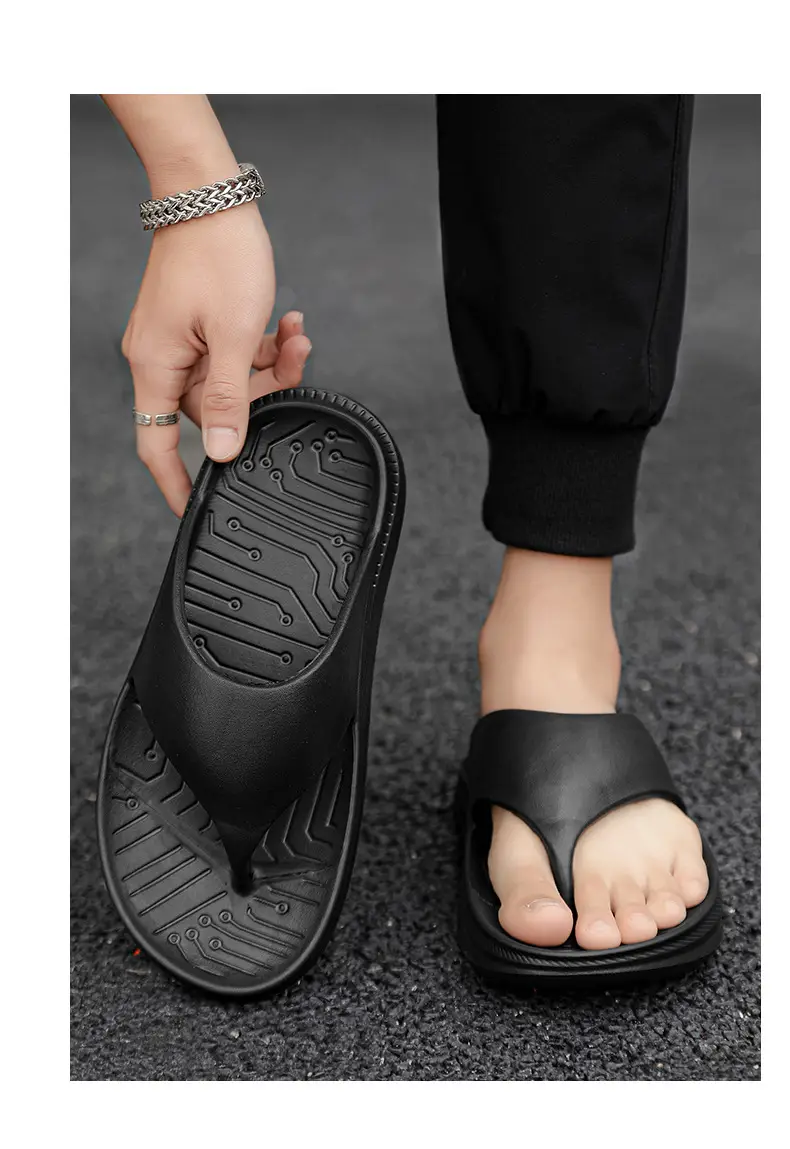2025 Summer Flip-Flops for Men, Stylish Outdoor Beach Shoes, Trendy Soft-Soled Non-Slip Sandals for Men — feature 26