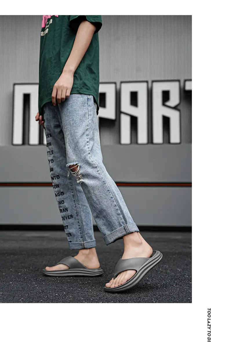2025 Summer Flip-Flops for Men, Stylish Outdoor Beach Shoes, Trendy Soft-Soled Non-Slip Sandals for Men — feature 6