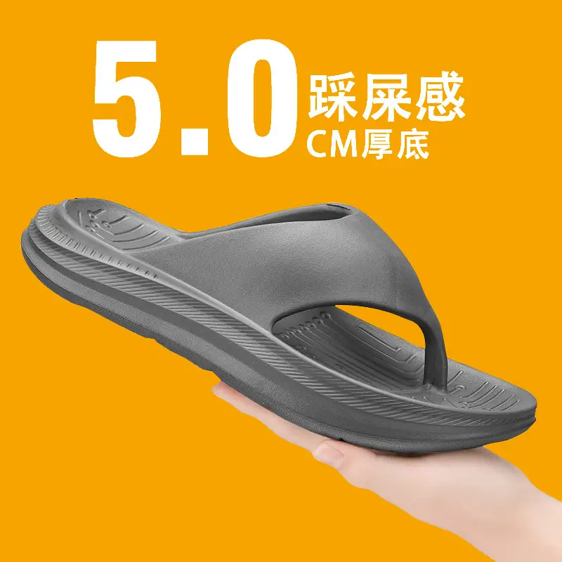 2025 Summer Flip-Flops for Men, Stylish Outdoor Beach Shoes, Trendy Soft-Soled Non-Slip Sandals for Men - Image 2