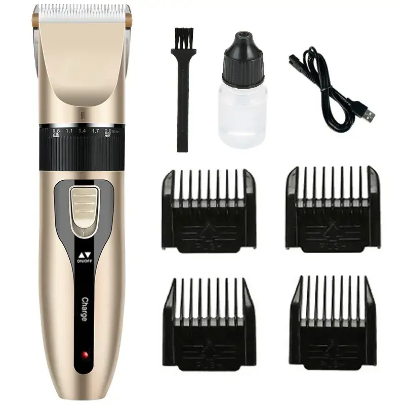 Electric Hair Clipper with 4 Blades & USB Charge - Image 34