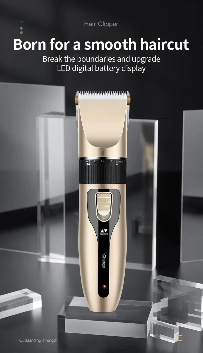 Electric Hair Clipper with 4 Blades & USB Charge — feature 1