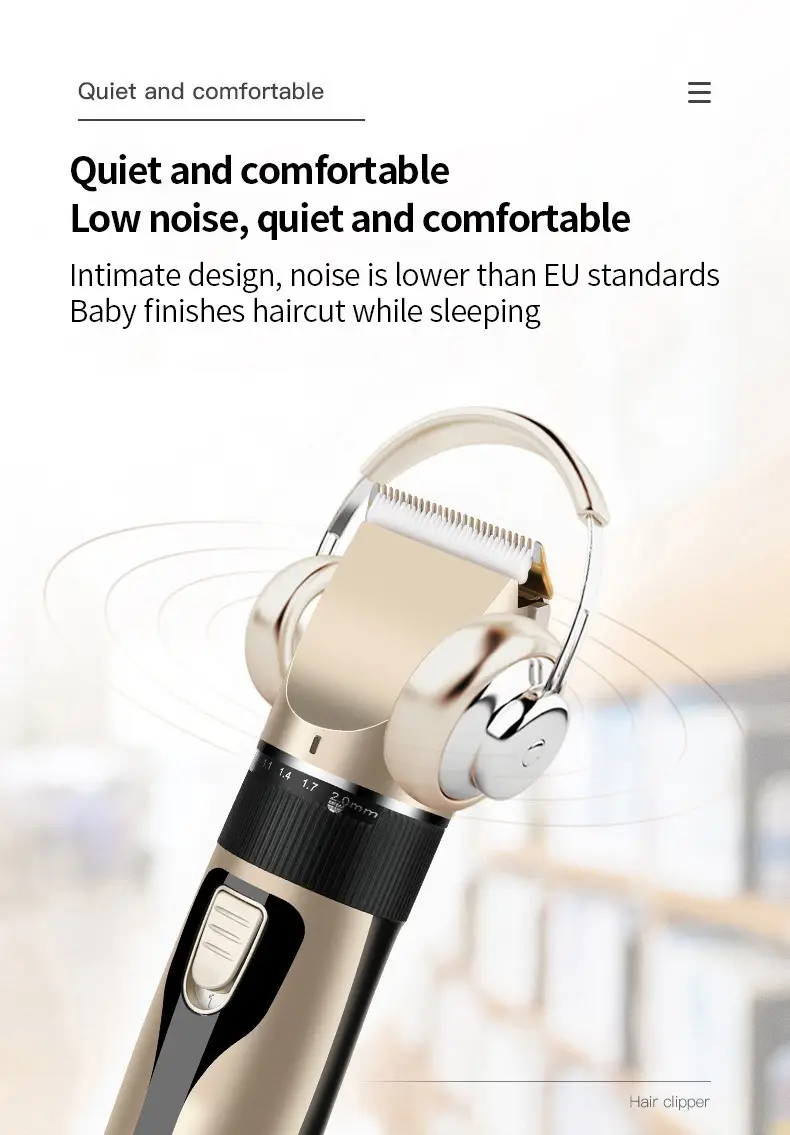 Electric Hair Clipper with 4 Blades & USB Charge — feature 10