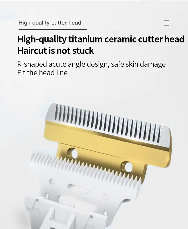 Electric Hair Clipper with 4 Blades & USB Charge — feature 4