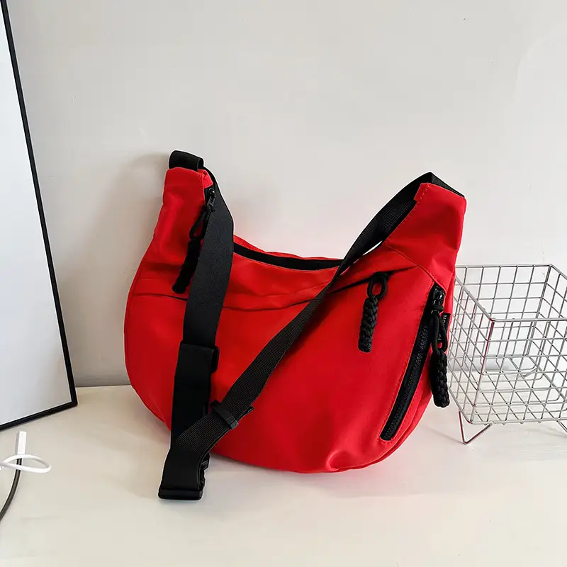 Black Shoulder Messenger Bag for Women