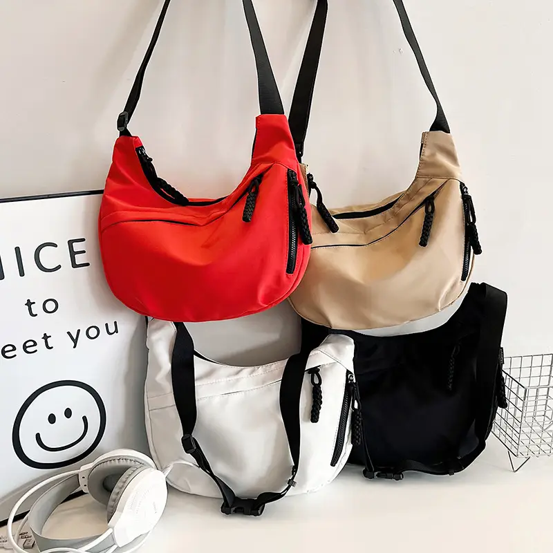 Black Shoulder Messenger Bag for Women