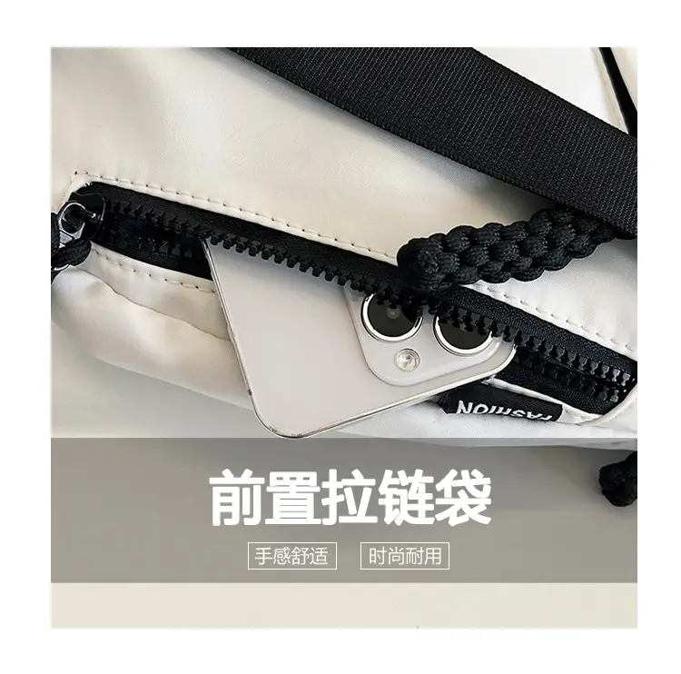 Black Shoulder Messenger Bag for Women — feature 10