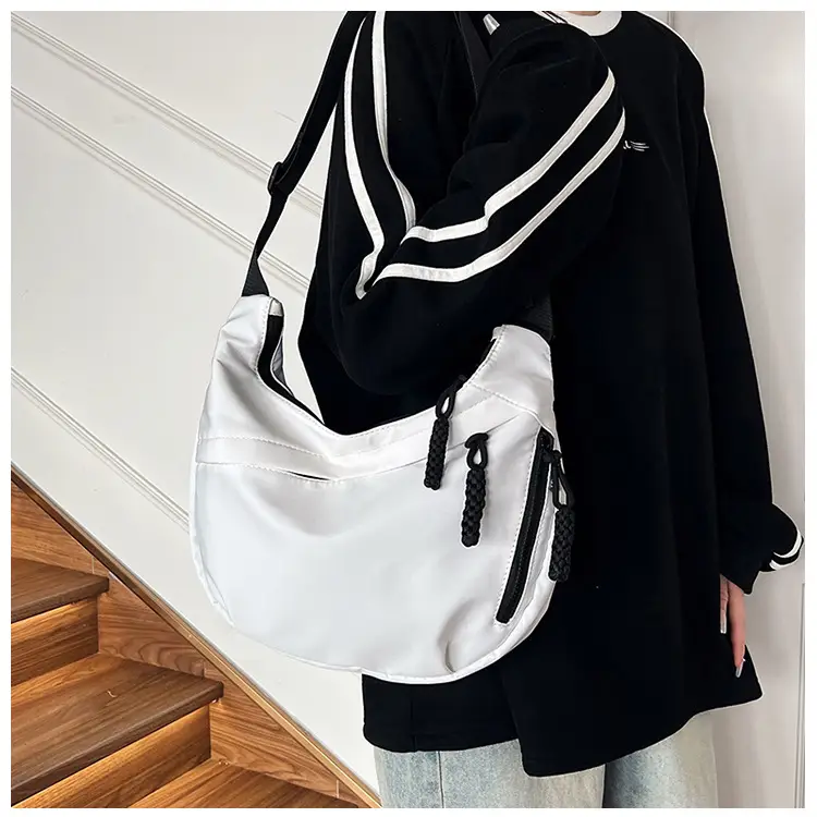 Black Shoulder Messenger Bag for Women — feature 20