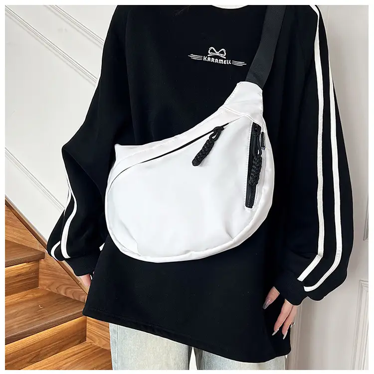 Black Shoulder Messenger Bag for Women — feature 21
