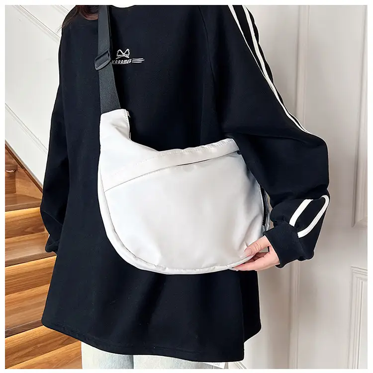 Black Shoulder Messenger Bag for Women — feature 22