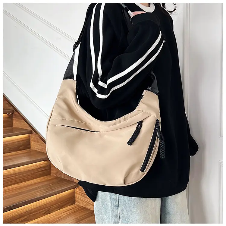 Black Shoulder Messenger Bag for Women — feature 25