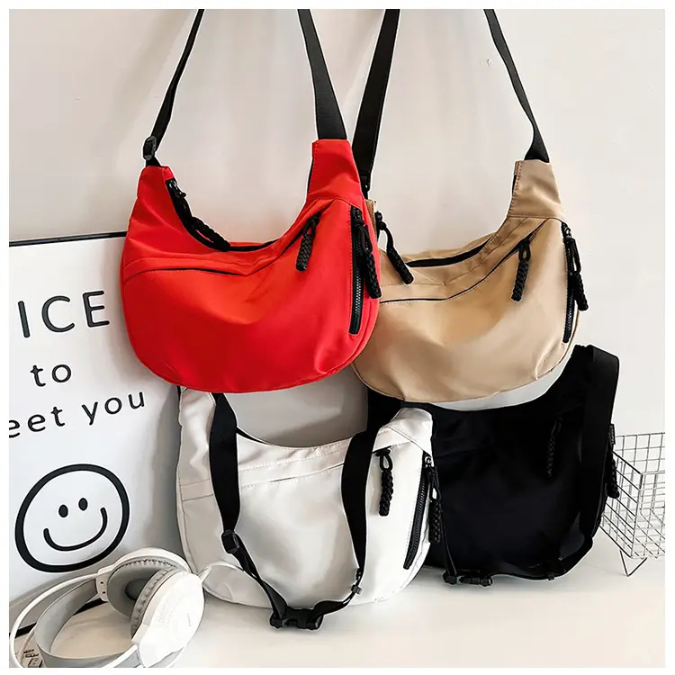 Black Shoulder Messenger Bag for Women — feature 28