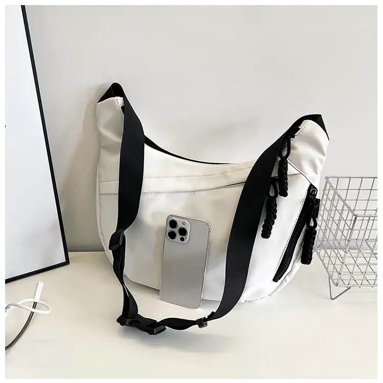 Black Shoulder Messenger Bag for Women — feature 35