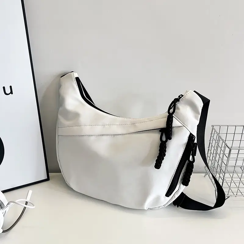 Black Shoulder Messenger Bag for Women