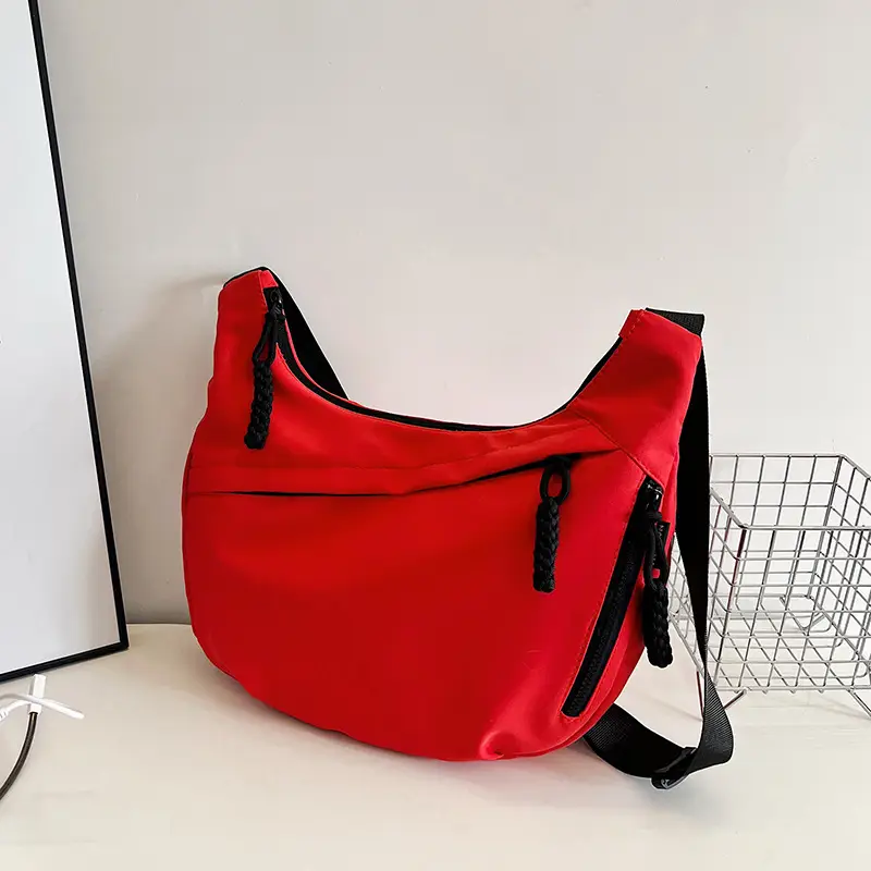 Black Shoulder Messenger Bag for Women