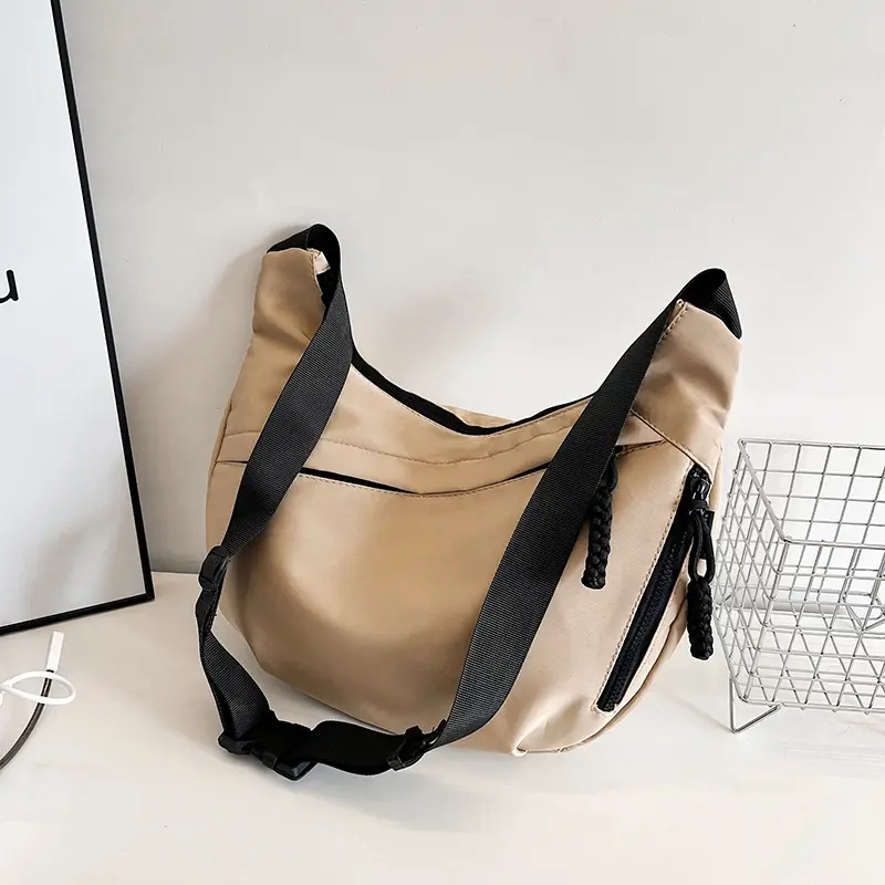 Black Shoulder Messenger Bag for Women