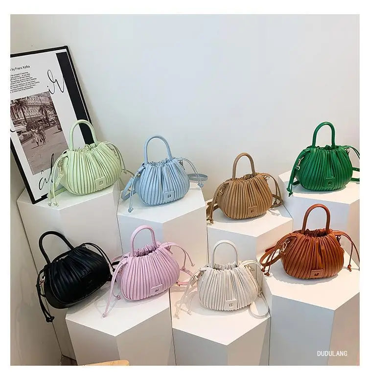 Black Pleated Crossbody Bag for Women 2026 — feature 10