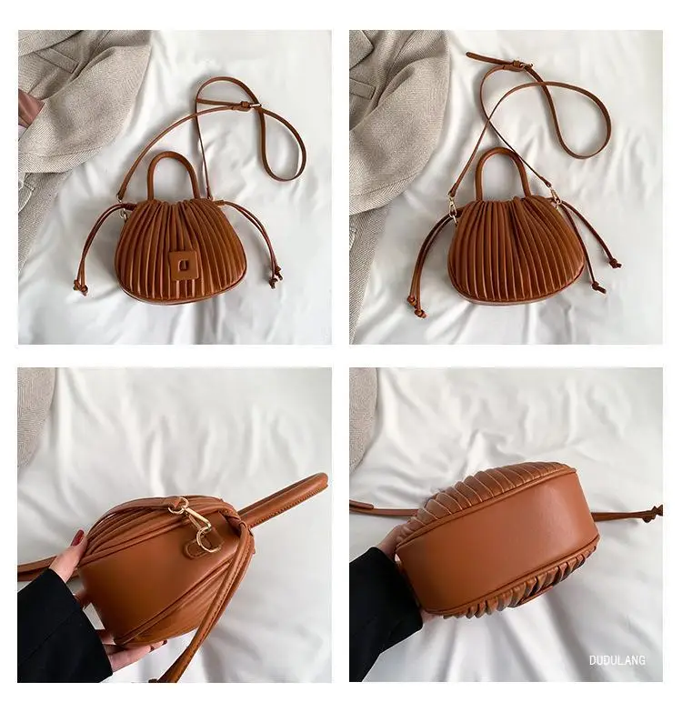 Black Pleated Crossbody Bag for Women 2026 — feature 11