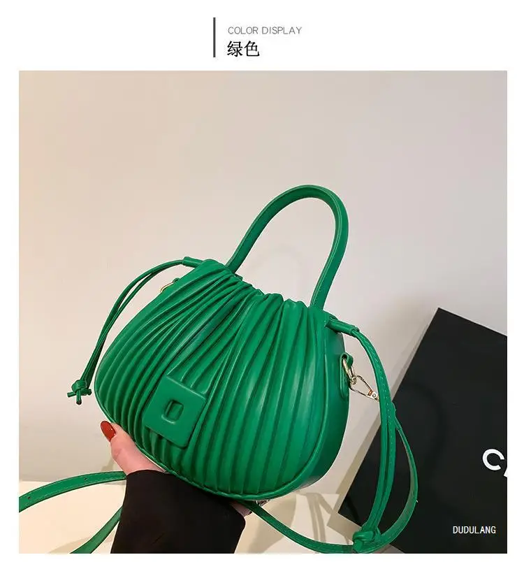 Black Pleated Crossbody Bag for Women 2026 — feature 13